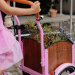 Chanty Cargo Kid – Pink inkl. hjelm, flaskeholder, håndtag i 2 farver og ringklokke - BørnecyklerneChantyBørnecyklernePink: BLC16 - LYRChanty Cargo Kid – Pink inkl. hjelm, flaskeholder, håndtag i 2 farver og ringklokke