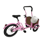 Chanty Cargo Kid – Pink inkl. hjelm, flaskeholder, håndtag i 2 farver og ringklokke - BørnecyklerneChantyBørnecyklernePink: BLC16 - LYRChanty Cargo Kid – Pink inkl. hjelm, flaskeholder, håndtag i 2 farver og ringklokke